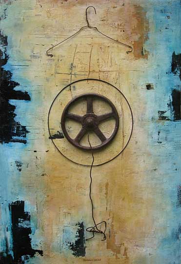 dave goldman abstract mixed media art